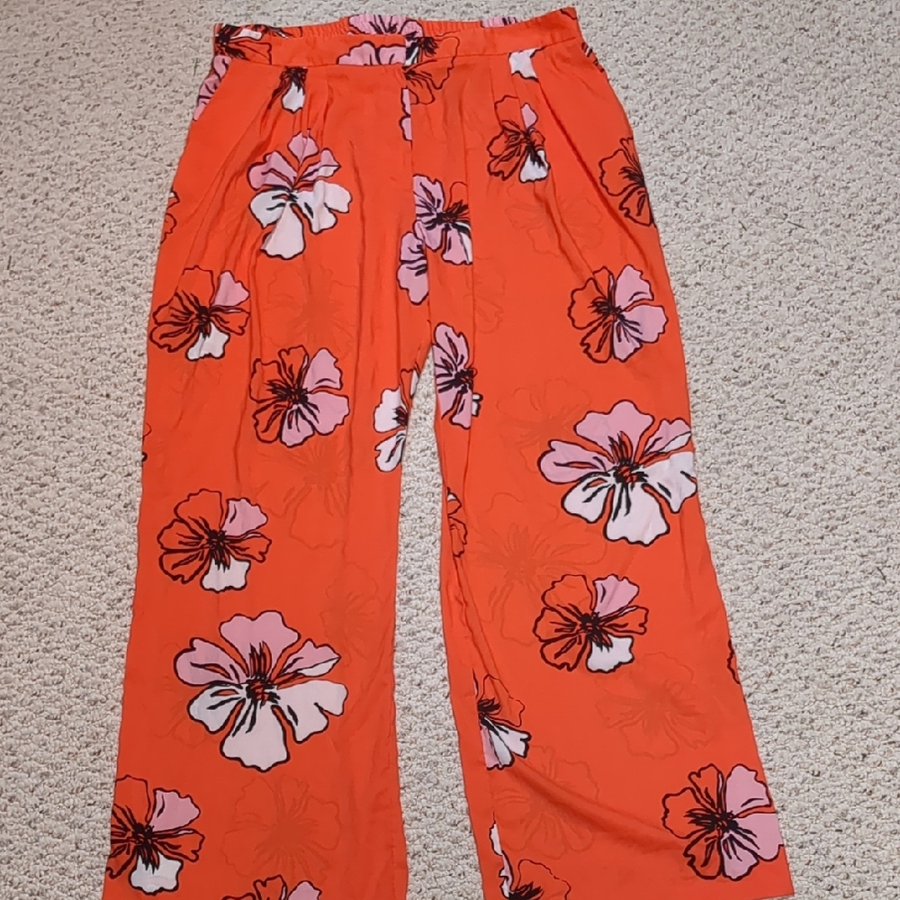 Vince Camuto Orange and Pink Casual Bottoms